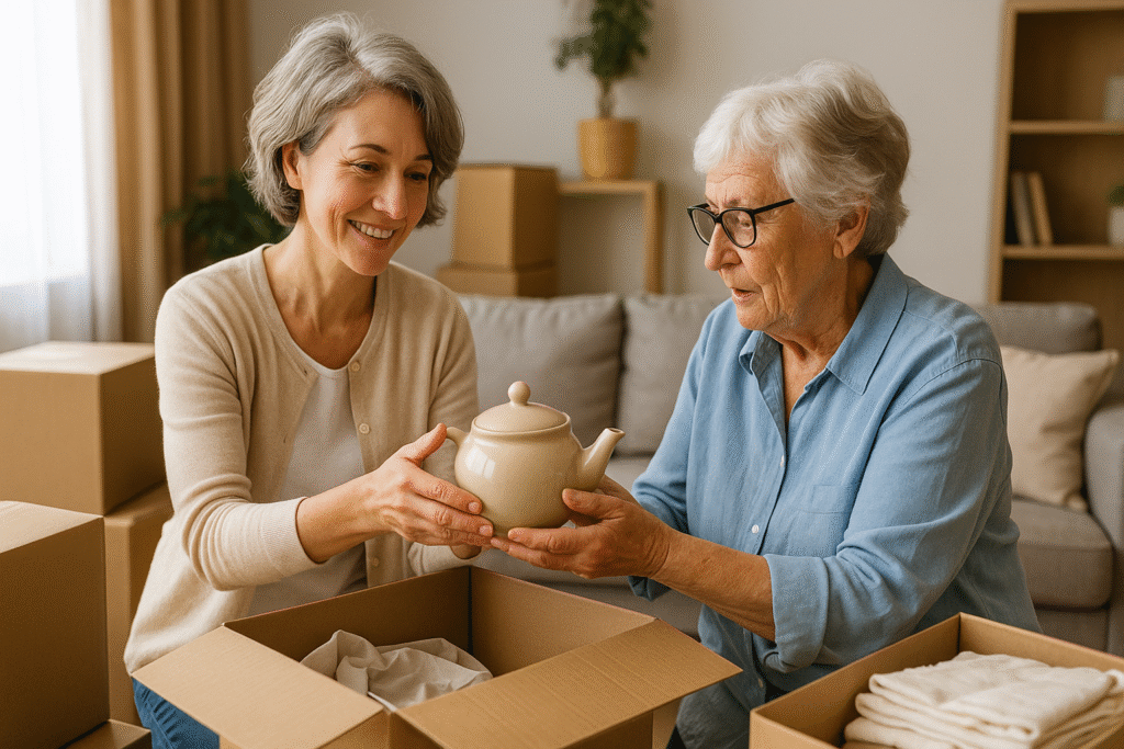 פינוי דירה לקראת מעבר לדיור מוגן