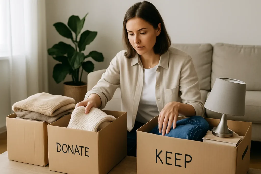 איך ממיינים חפצים בבית בלי להיתקע באמצע